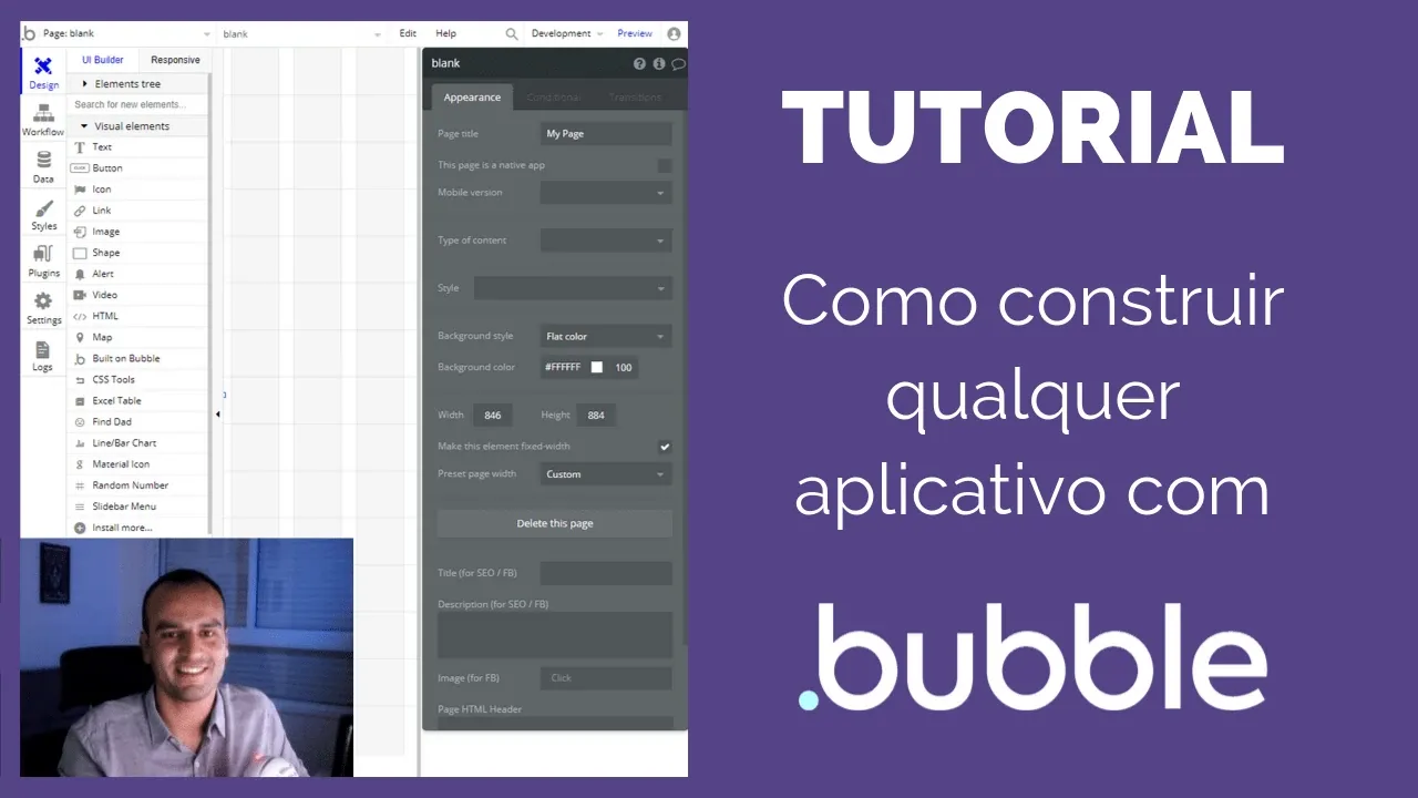 Tutorial Bubble – Como construir qualquer tipo de aplicativo com Bubble.io