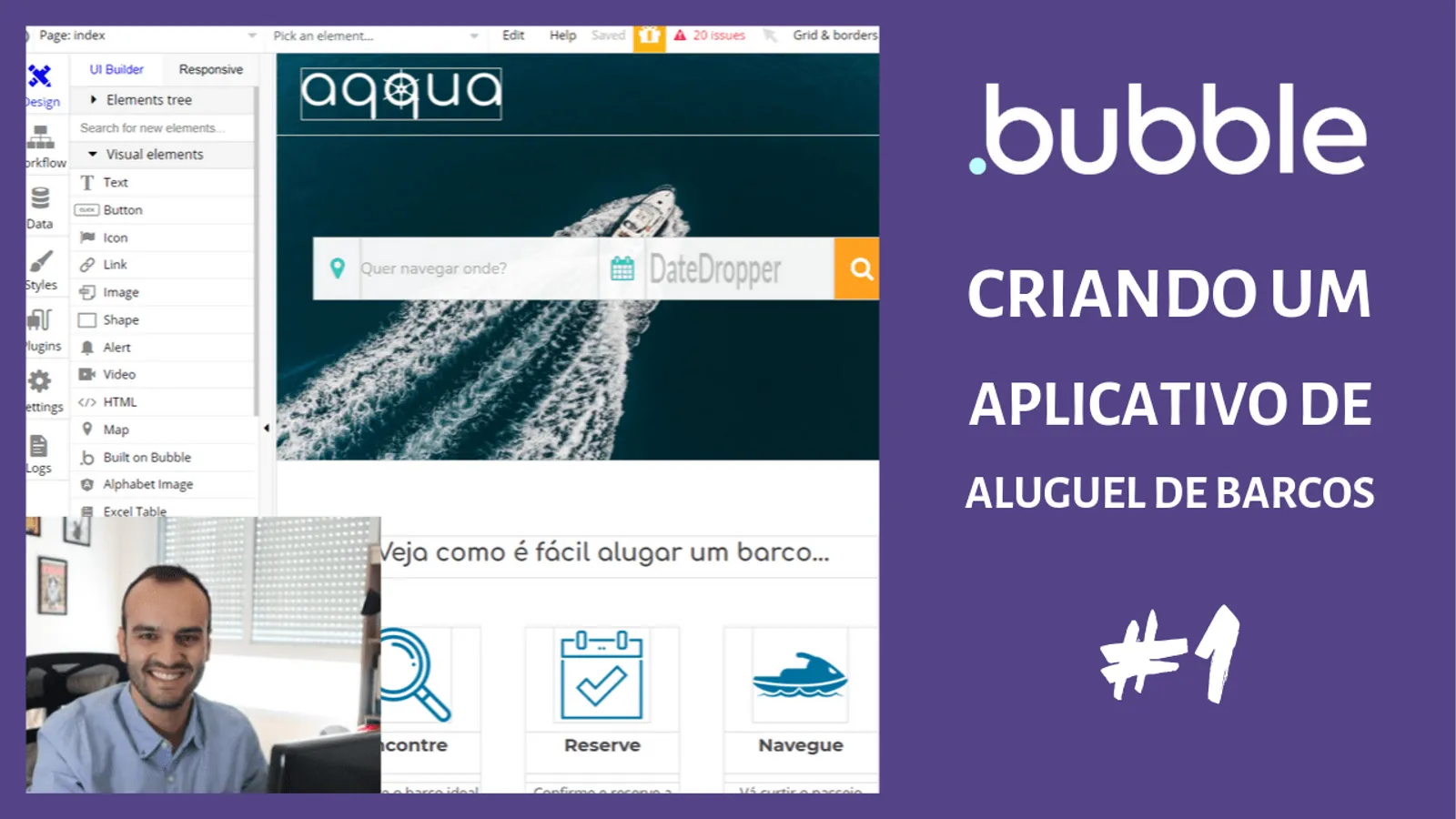 Criando um Aplicativo Real de Aluguel de Barcos com Bubble