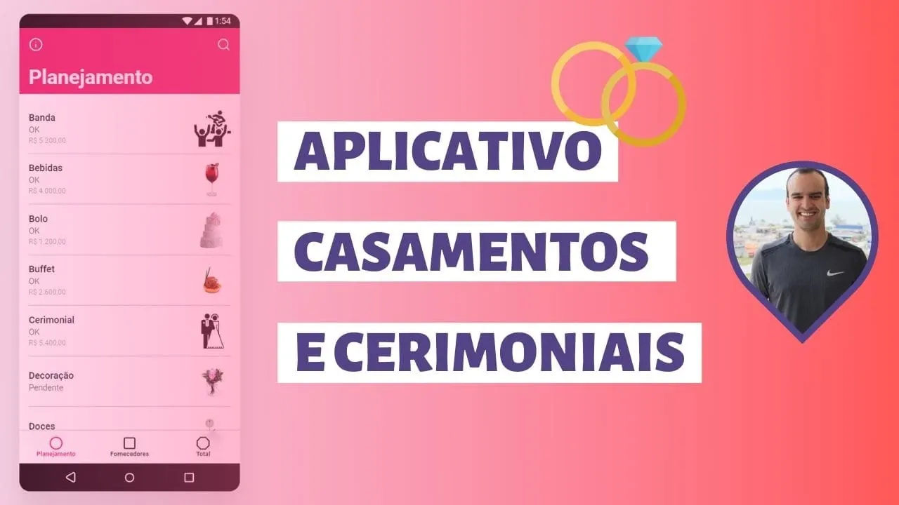 Aplicativo Gratuito para Casamentos e Cerimoniais
