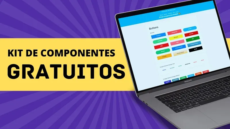 [GRATUITO] UI Kit de Componentes do Bubble.io