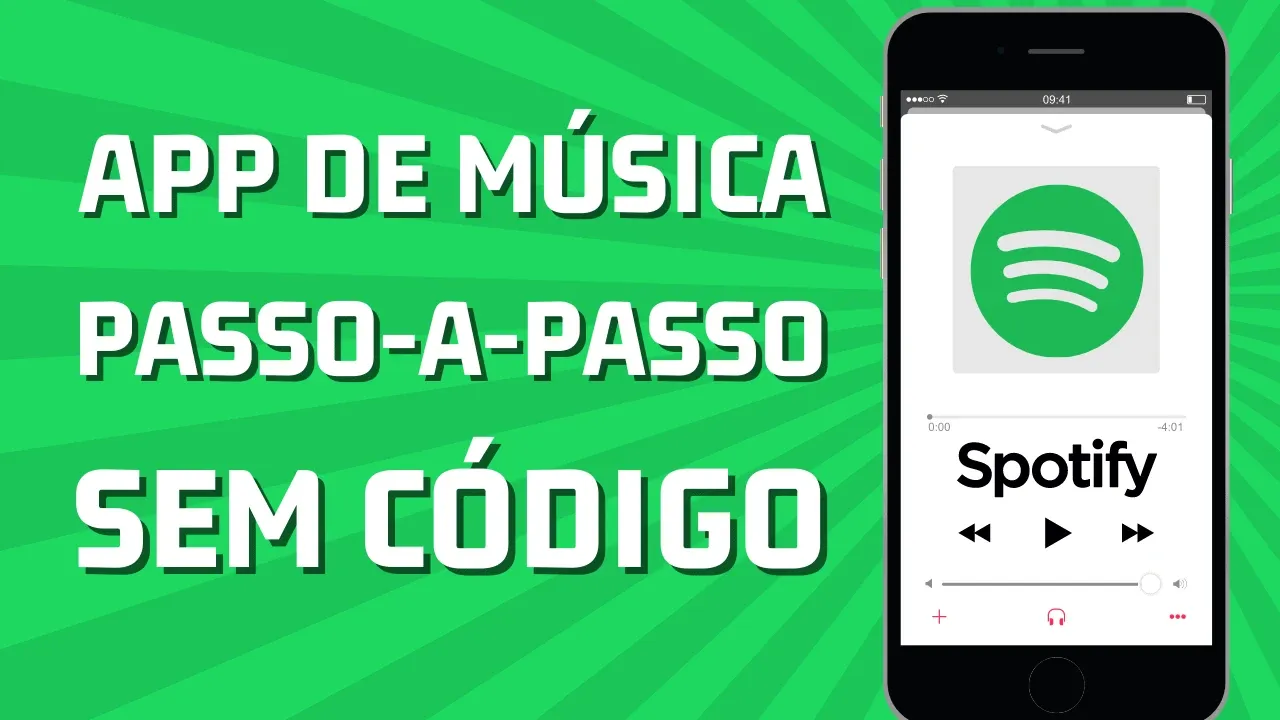 Tutorial No-Code: Como Criar um Aplicativo igual Spotify (Streaming de Músicas) Gratuitamente