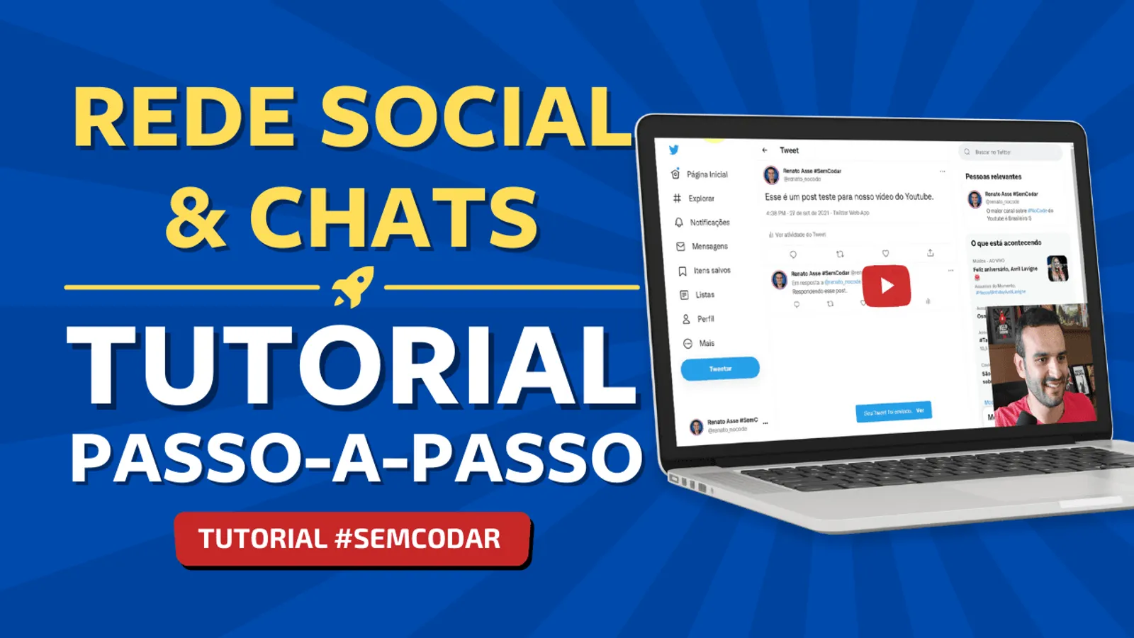Como criar aplicativo de Rede Social e Chat – Tutorial Mão na Massa