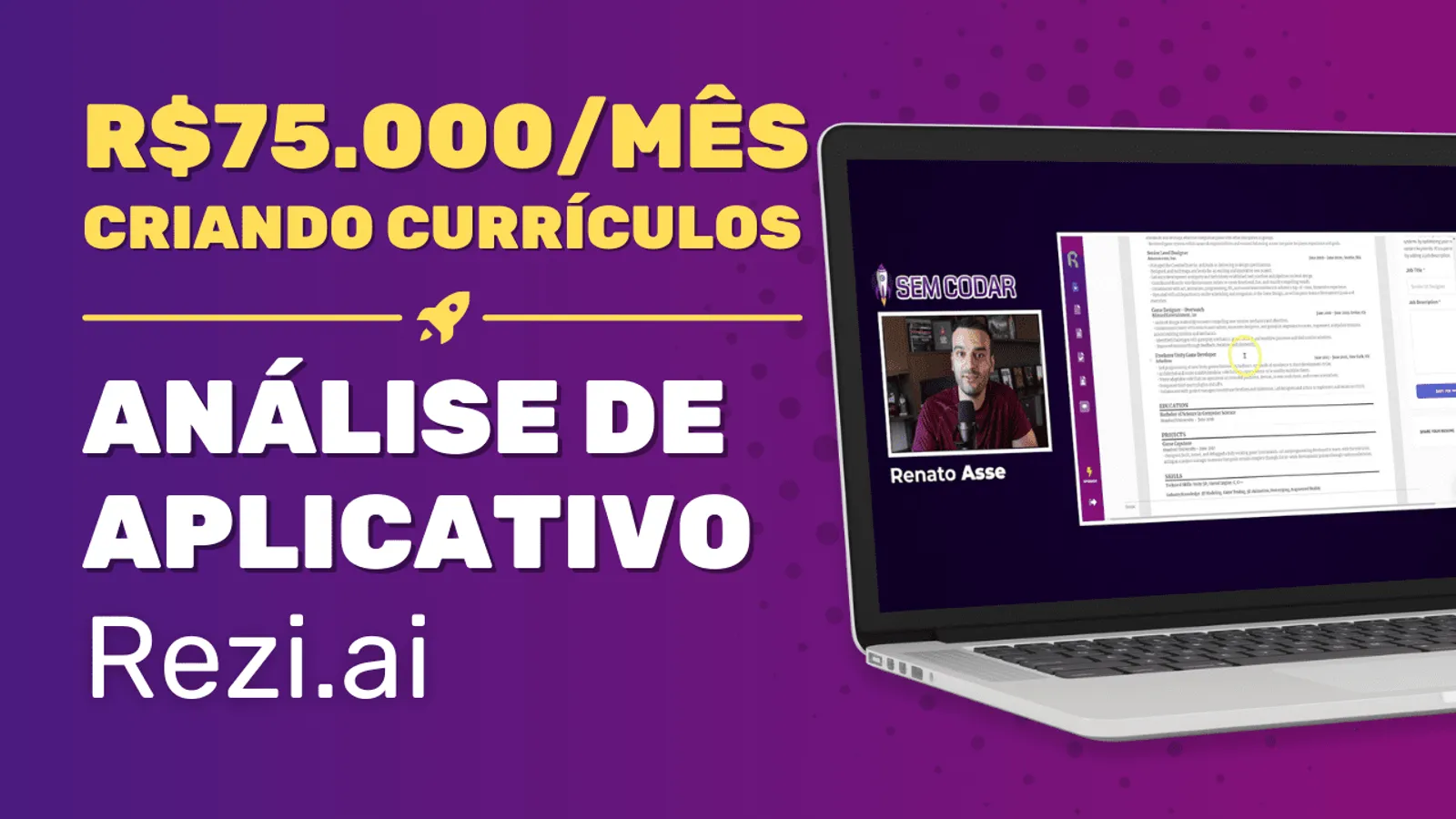 Análise de um aplicativo de currículos que fatura R$75 mil por mês