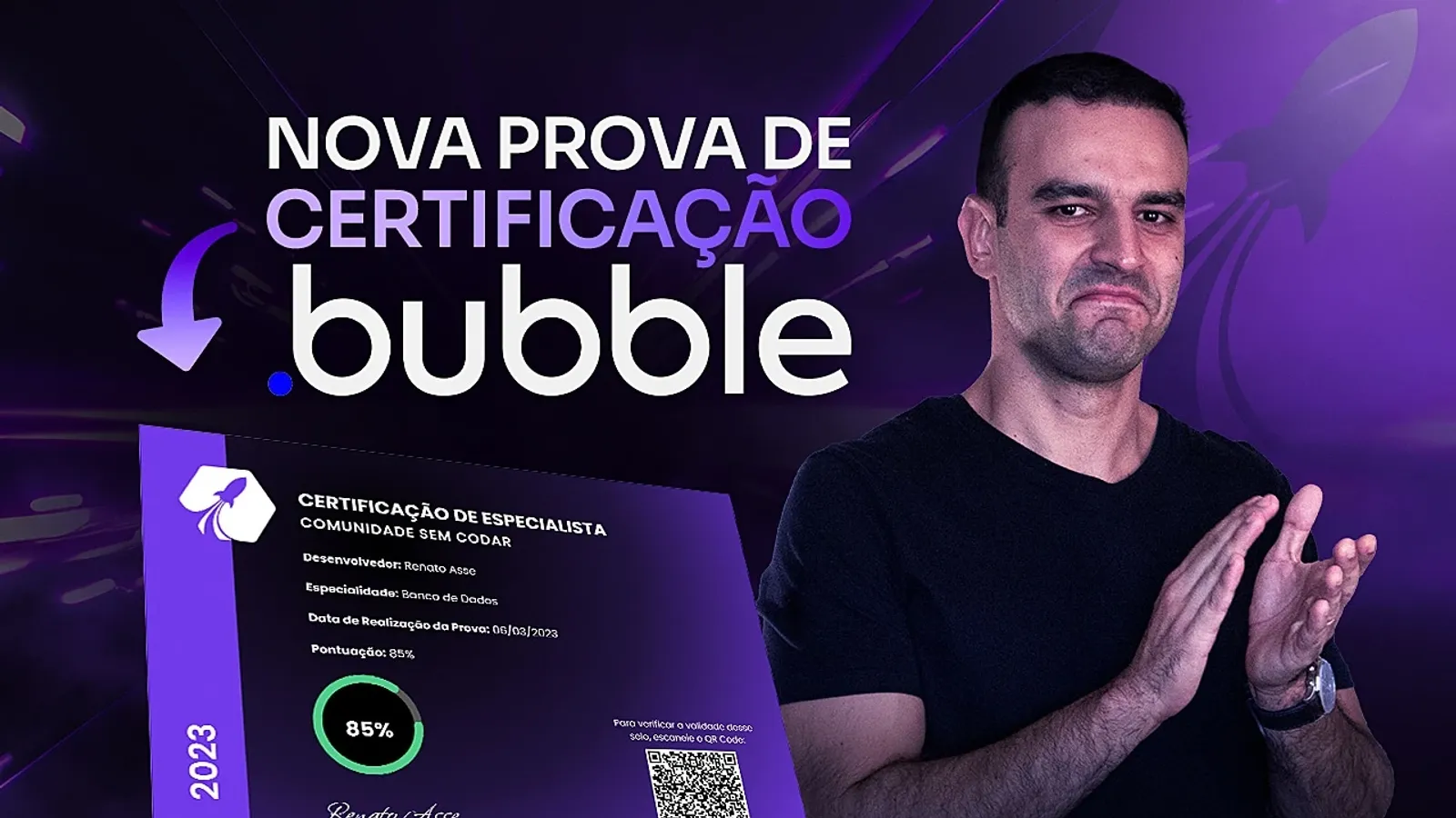 NOVA PROVA DE CERTIFICAÇÃO BUBBLE (LANÇAMENTO)