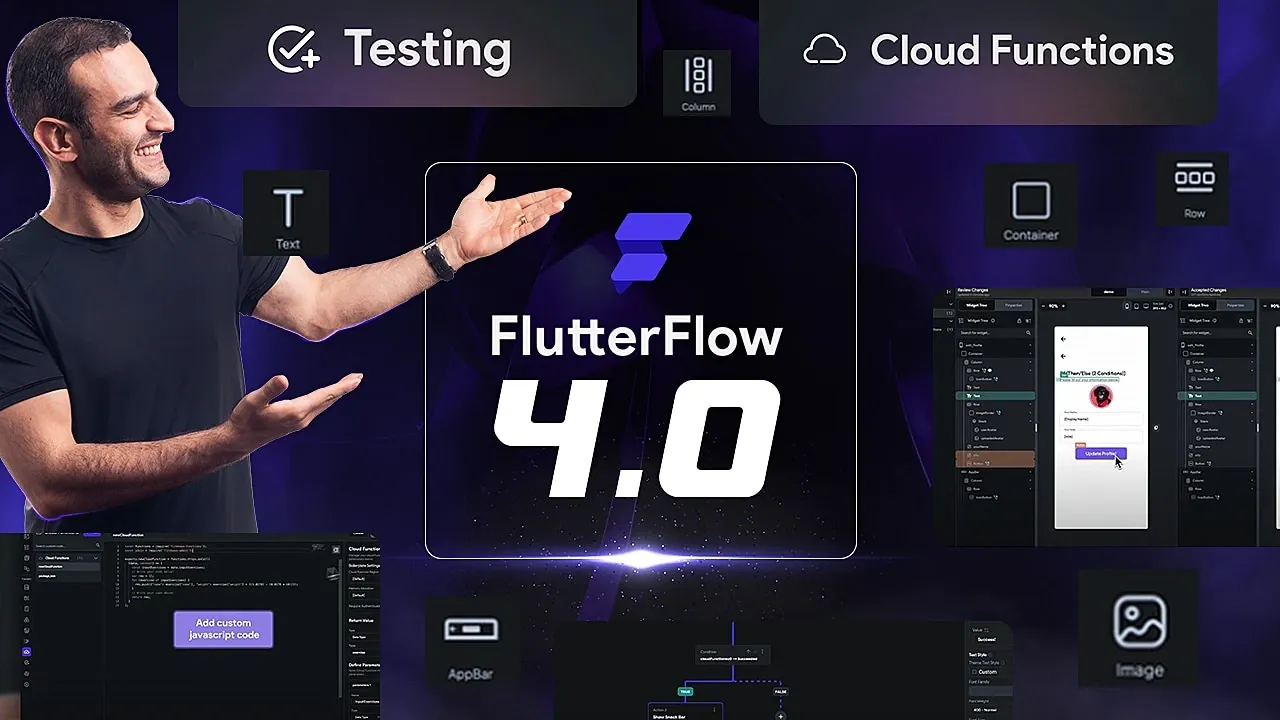 Lançamento FlutterFlow 4.0 – 7 novos recursos