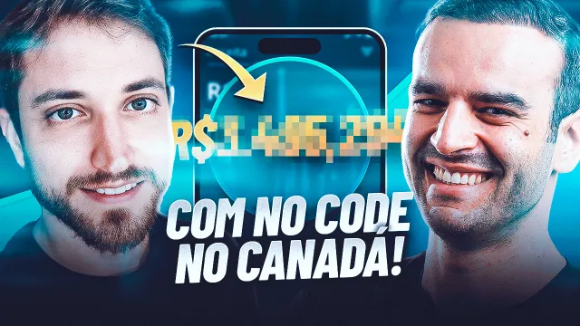 DEV NO CODE ganhando em dólar no Canadá (morando no Brasil) – JOÃO COELHO