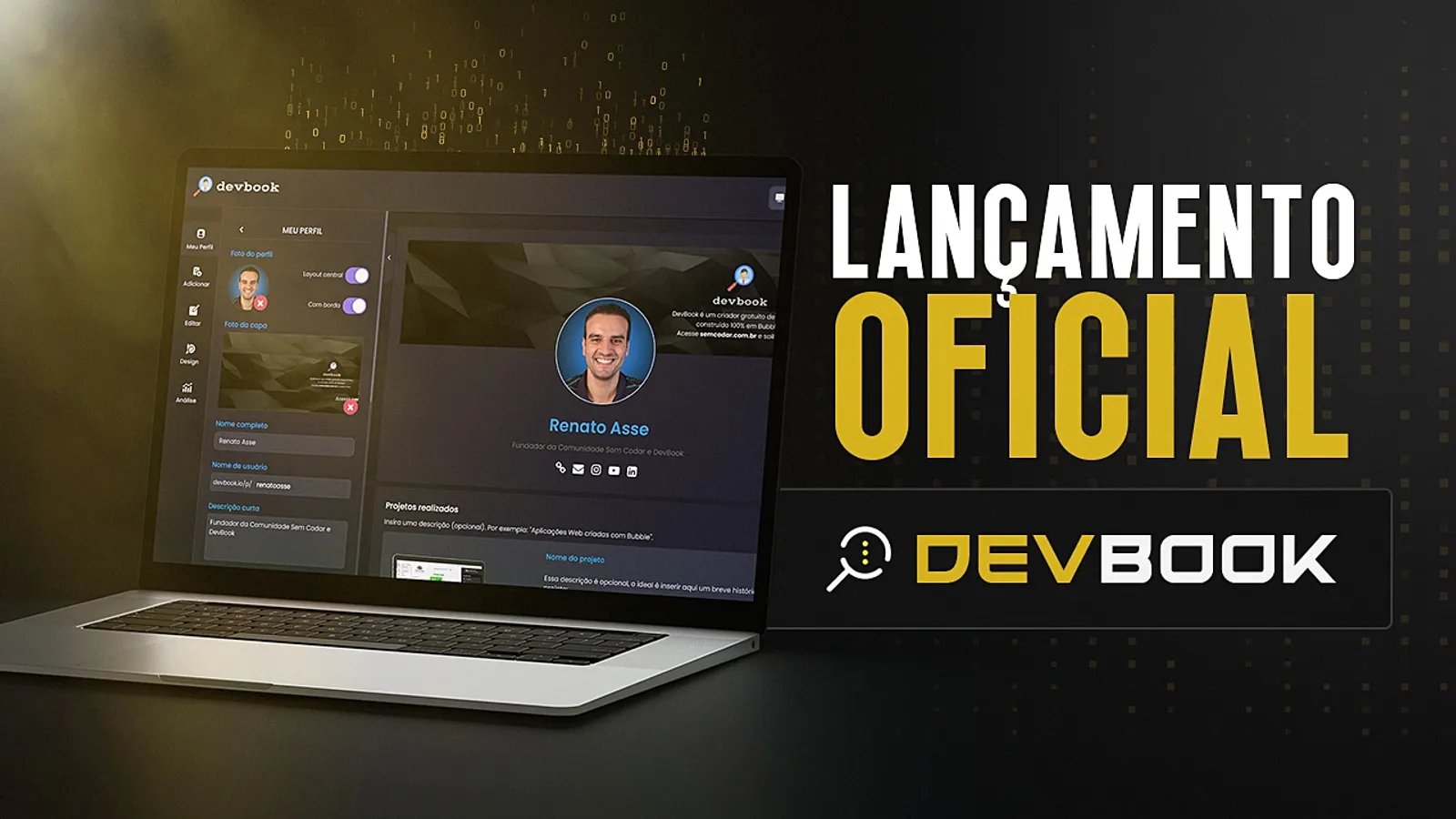 Criei uma Ferramenta No Code com Bubble – Lançamento DevBook