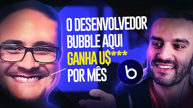 Ele precisa contratar 300 novos Desenvolvedores Bubble (em dólar)