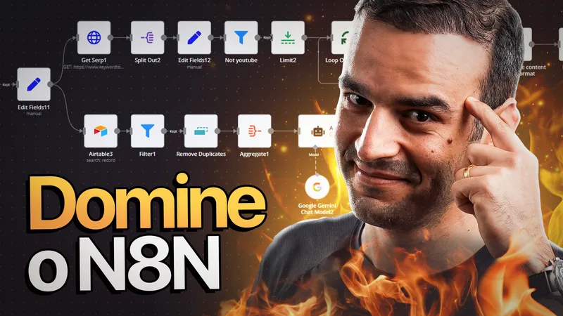 Curso Gratuito N8N para Iniciantes – Crie um Agente IA do ZERO