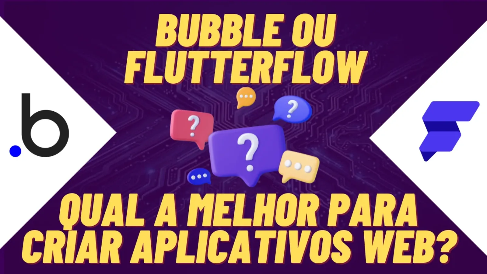 Bubble ou FlutterFlow: Qual a Melhor para Criar Aplicativos Web?