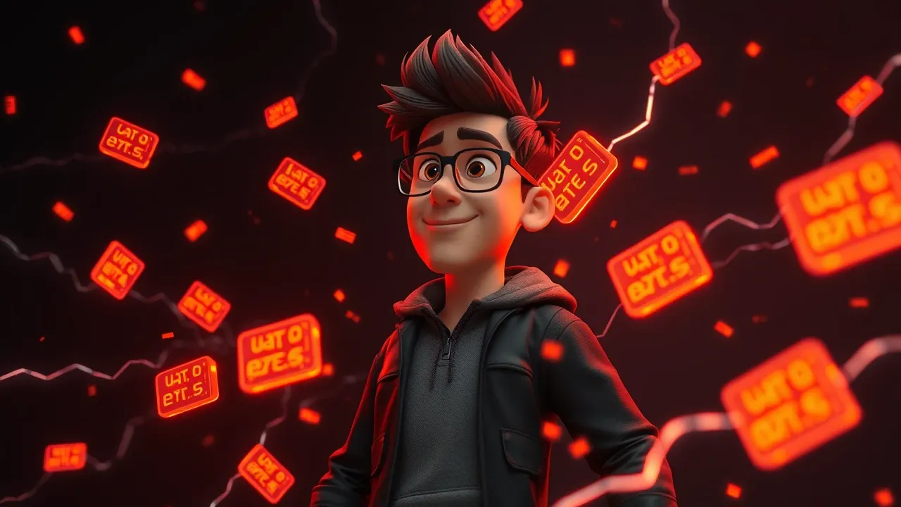 Ilustração estilo Pixar 3D de desenvolvedor com fluxos de dados em memória representando os casos de uso do Redis em agentes n8n