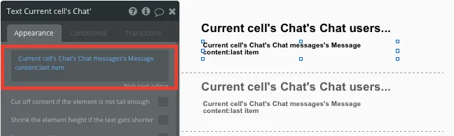 Display Last Message in Chat App Bubble Whatsapp Tutorial