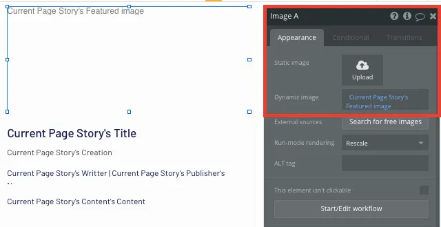 Bubble Apple News Clone No Code Dynamic Page Tutorial