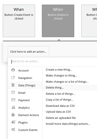Mostrar conteúdo do evento atual no pop-up