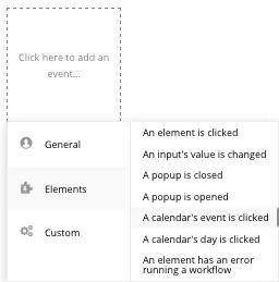 Mapeamento de campos do evento