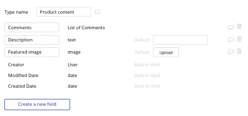 Criando Product Hunt no Bubble - Tipos de dados e campos