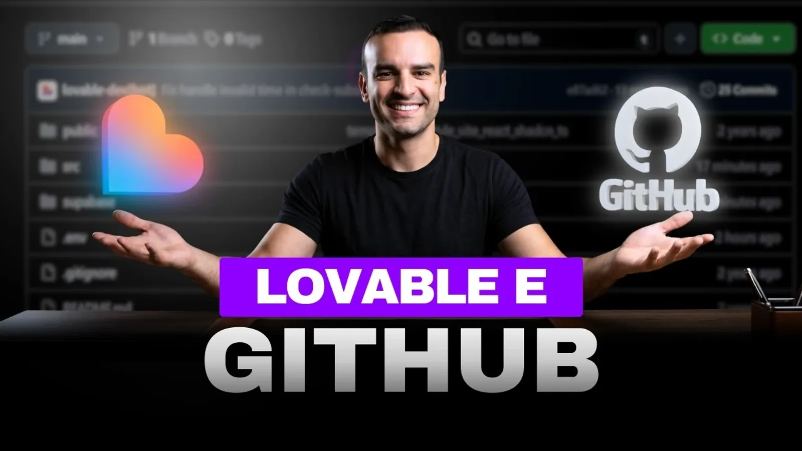 Lovable + GitHub em 5min: backup, versão e automação