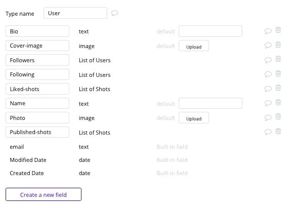criar uma comunidade de design - cadastro bubble