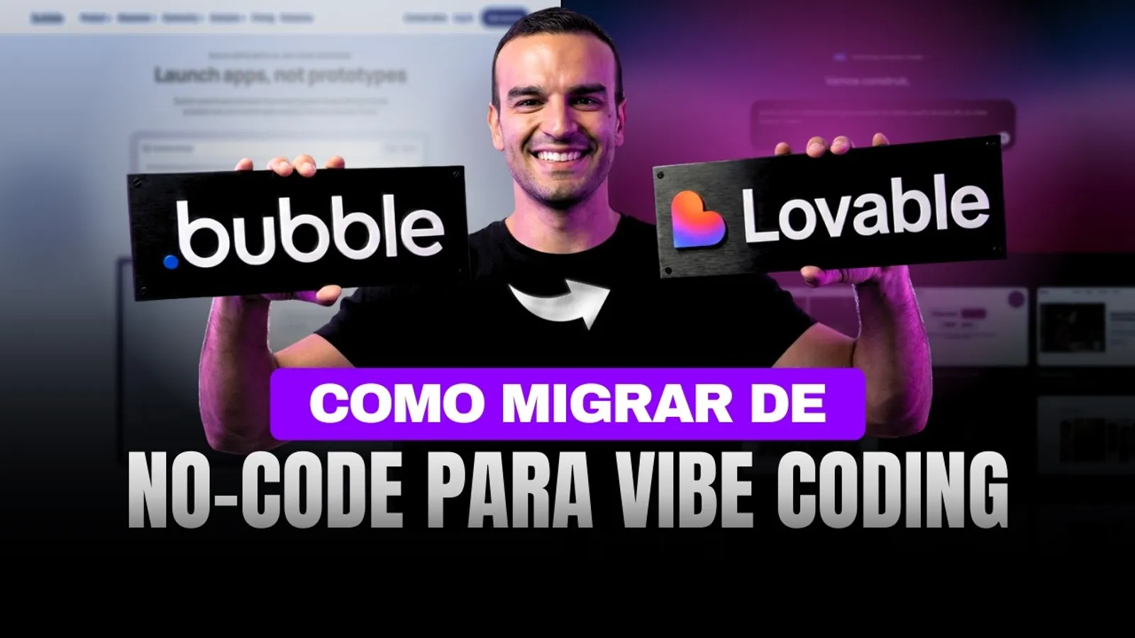 Do Bubble ao Lovable: o guia definitivo de migração para vibe coding