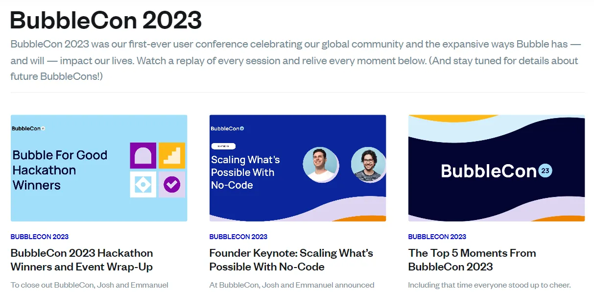 Editor de aplicativos nativos no Bubble.