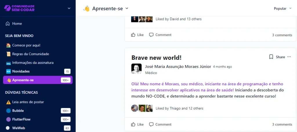 Grupo Sem Codar