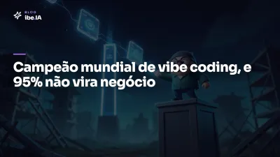 O Brasil é campeão mundial de vibe coding: por que 95% dos projetos não viram negócio