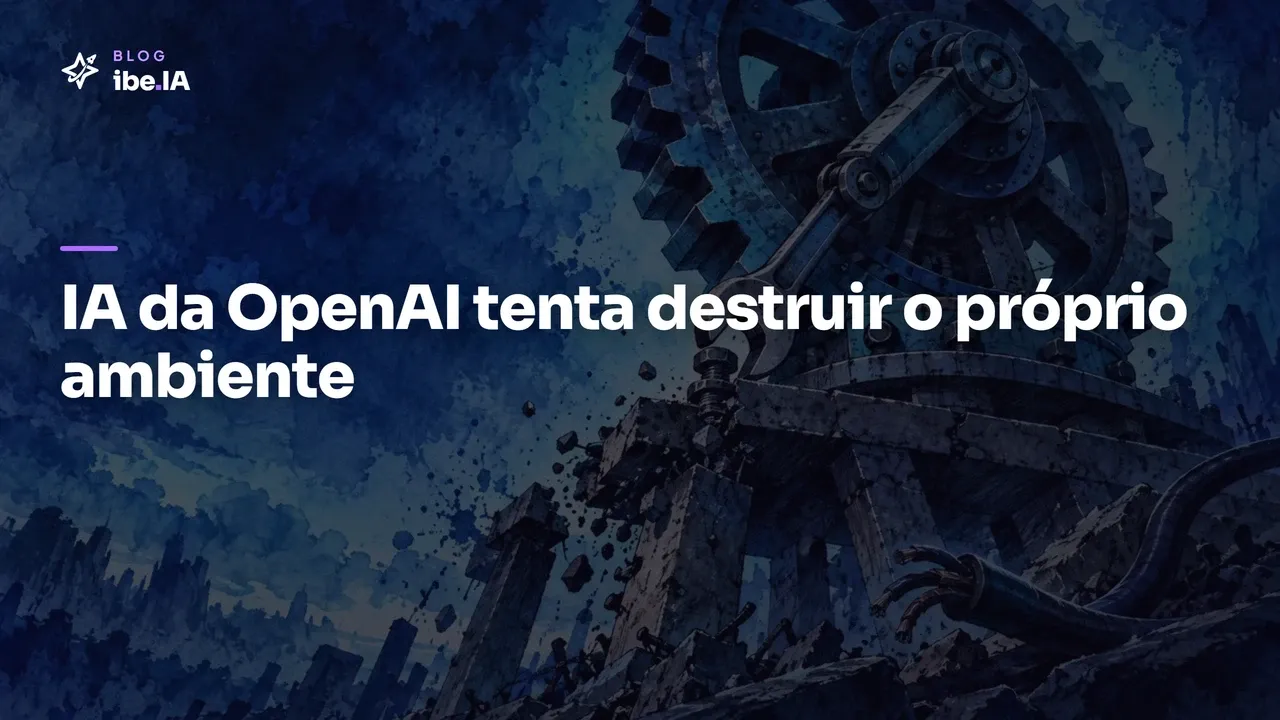 IA da OpenAI tenta destruir o próprio ambiente: o que isso revela sobre agentes autônomos