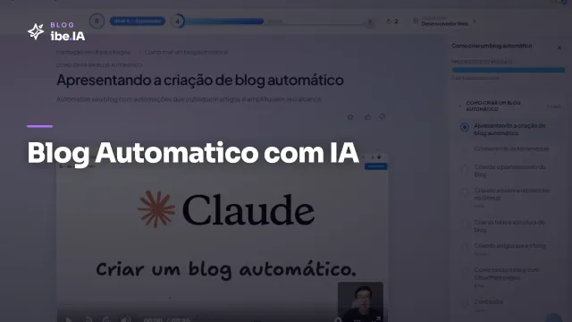 Blog Automático com IA: o módulo do ibe.IA que publica conteúdo no piloto automático
