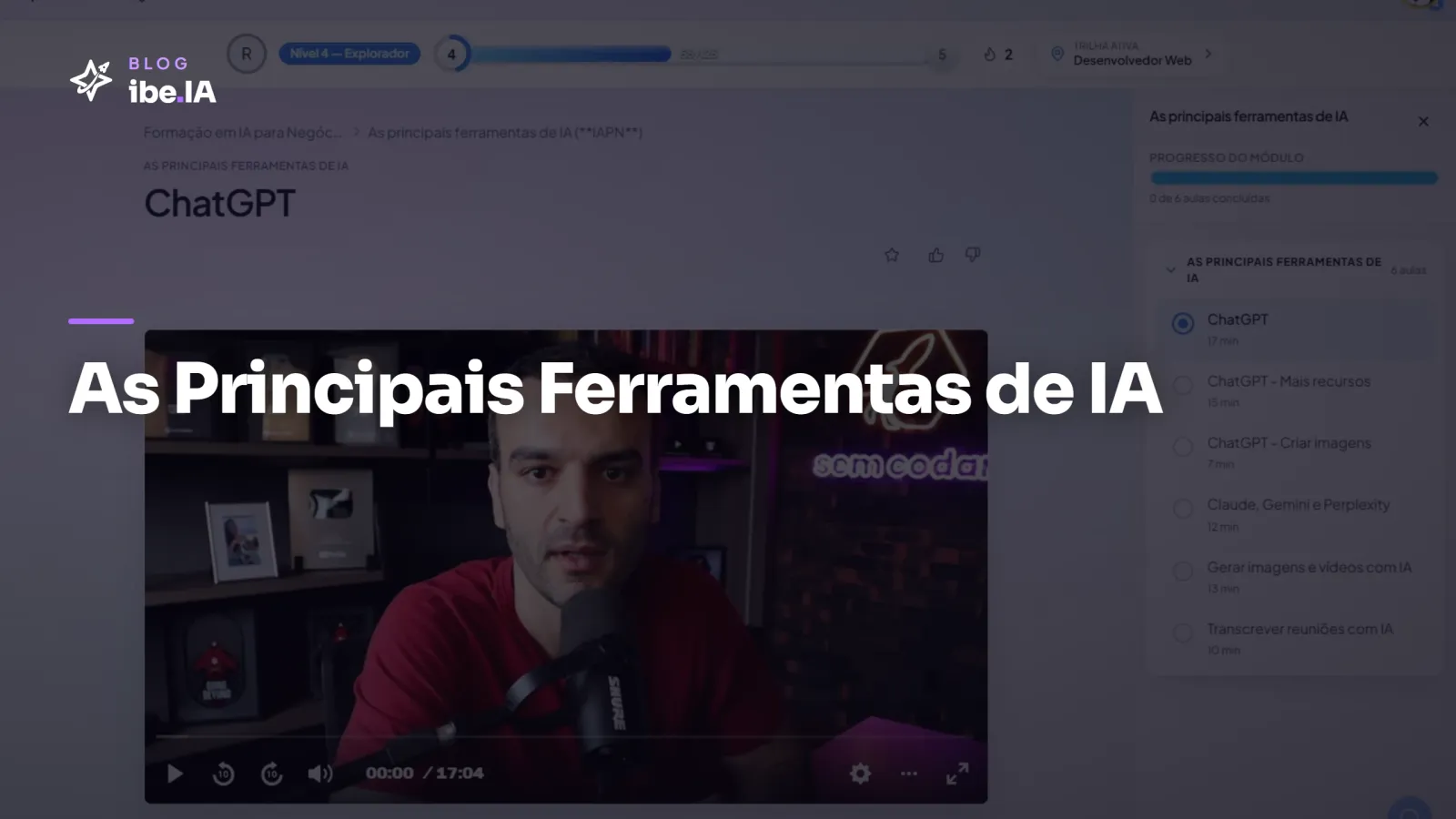 As Principais Ferramentas de IA: o módulo no ibe.IA que separa o útil do hype