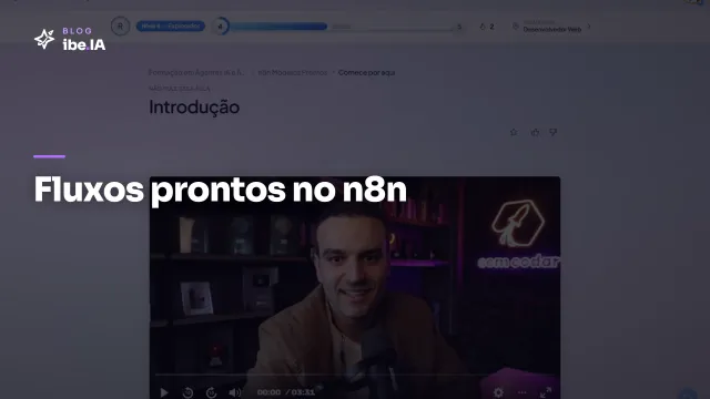 Modelos Prontos do n8n: o módulo que traz fluxos prontos pra adaptar no ibe.IA