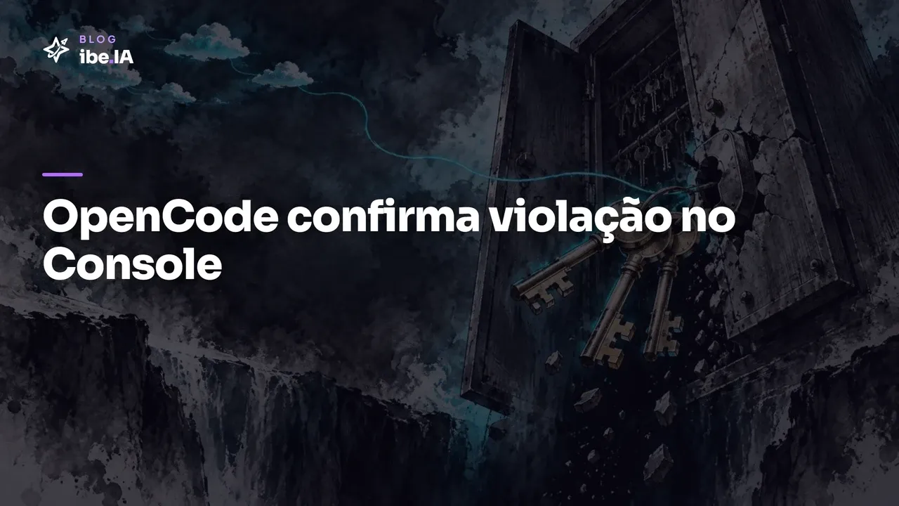 OpenCode confirma violação no Console: o que muda para quem conecta sua própria IA