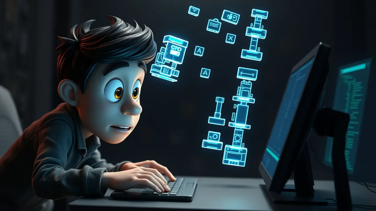 Sessão de criação de projeto no terminal com Claude Code nas primeiras 2 horas