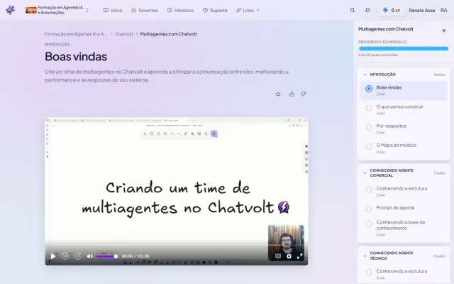 Multiagentes no ChatVolt: o módulo que ensina a criar um time de agentes que se comunicam