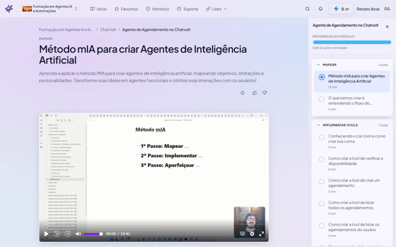 Agente de Agendamento no ChatVolt: o módulo do ibe.IA que entrega o produto que Gustavo vendeu