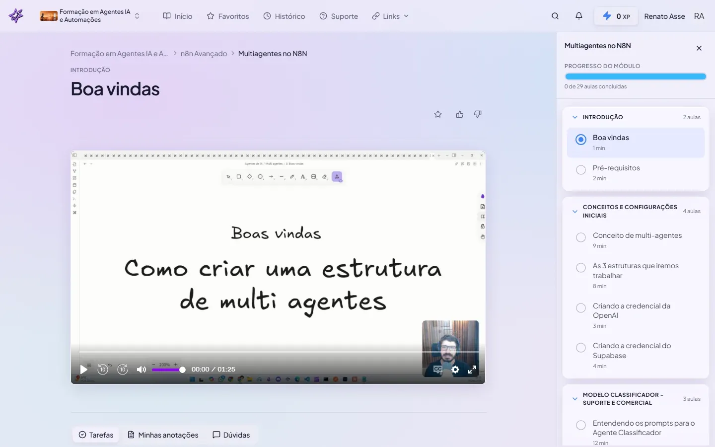 Módulo Multiagentes no n8n na plataforma ibe.IA