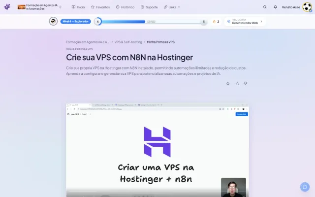 Minha Primeira VPS: o módulo da Formação em Agentes IA que tira o medo de servidor próprio