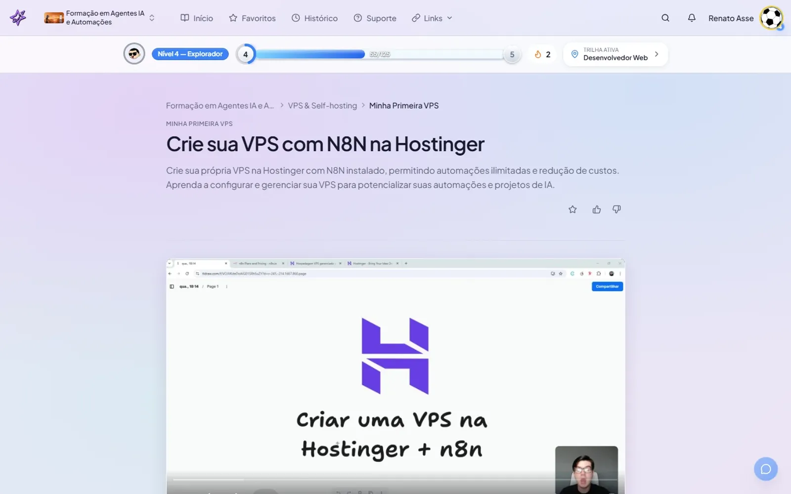 Minha Primeira VPS: o módulo da Formação em Agentes IA que tira o medo de servidor próprio