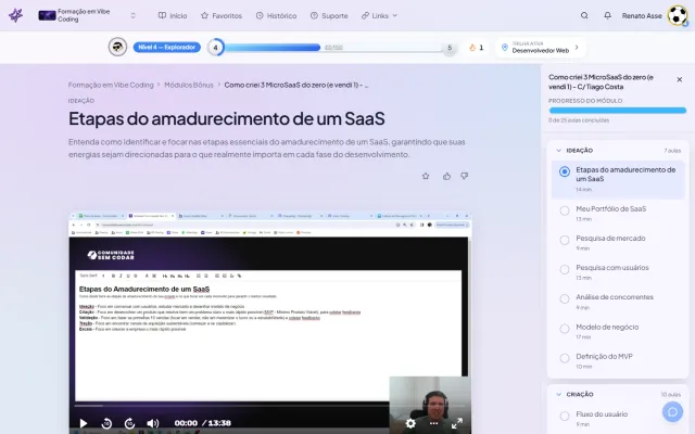 Como Tiago Costa criou 3 MicroSaaS: o módulo bônus que destrincha da ideia ao SaaS vendido