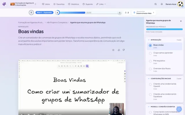Agente que Resume Grupos do WhatsApp: o módulo de projeto inusitado e útil