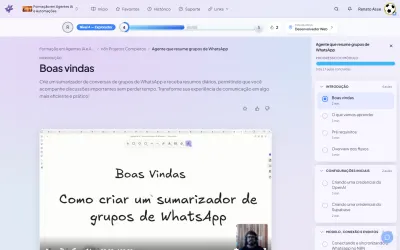 Agente que Resume Grupos do WhatsApp: o módulo de projeto inusitado e útil