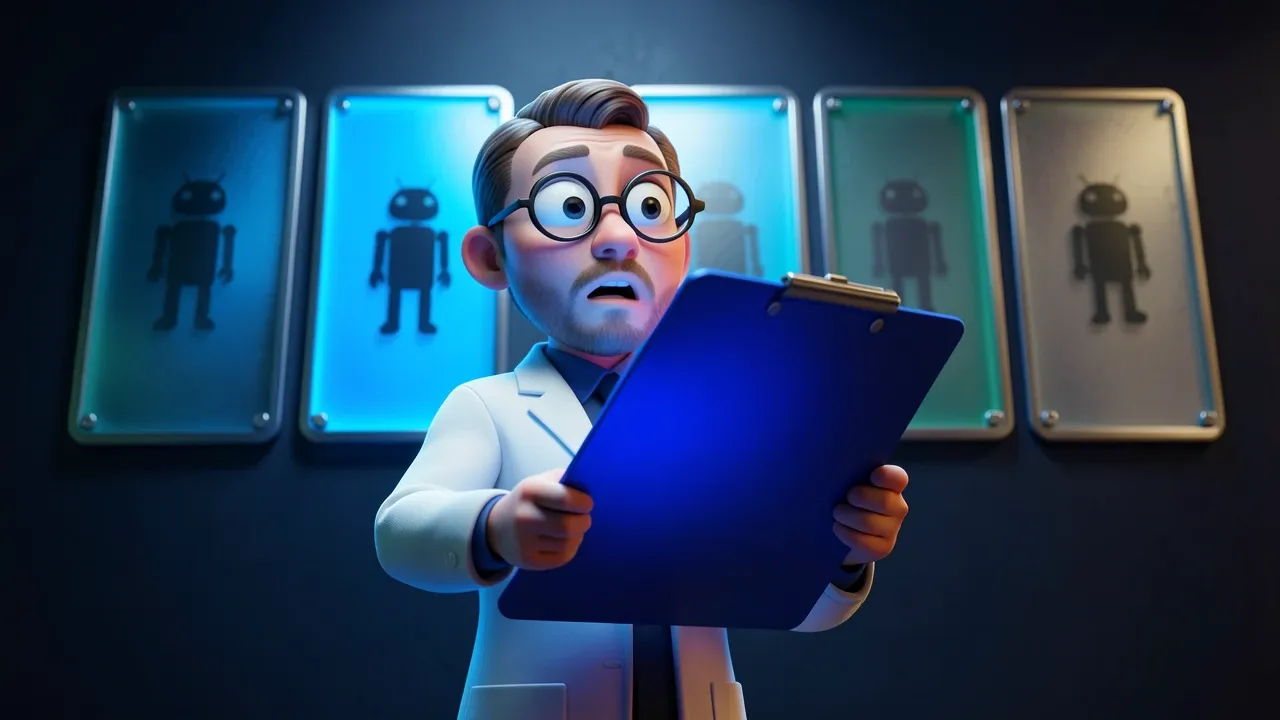 Cena de avaliação: pesquisadores Pixar 3D revisam os resultados do AI Safety Index de 2026