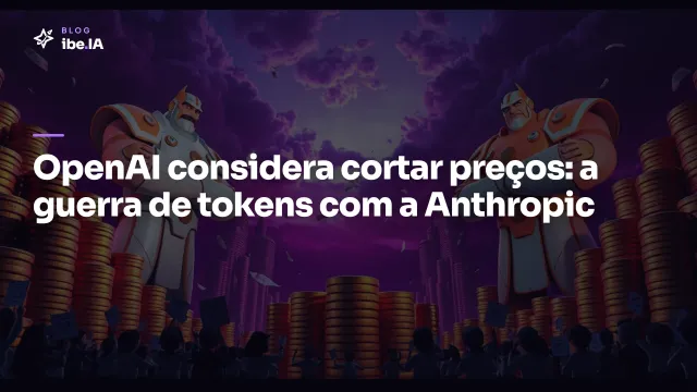 OpenAI considera cortar preços: o que a guerra de tokens com a Anthropic muda pra quem usa IA