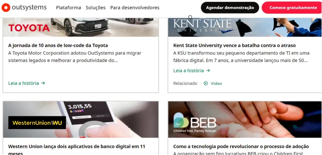 Para quem é OutSystems?