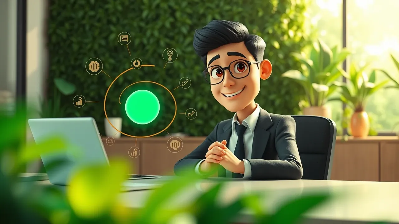 Painel de controle do Supabase mostrando tabelas de banco de dados e configurações de autenticação, estilo ilustrativo 3D