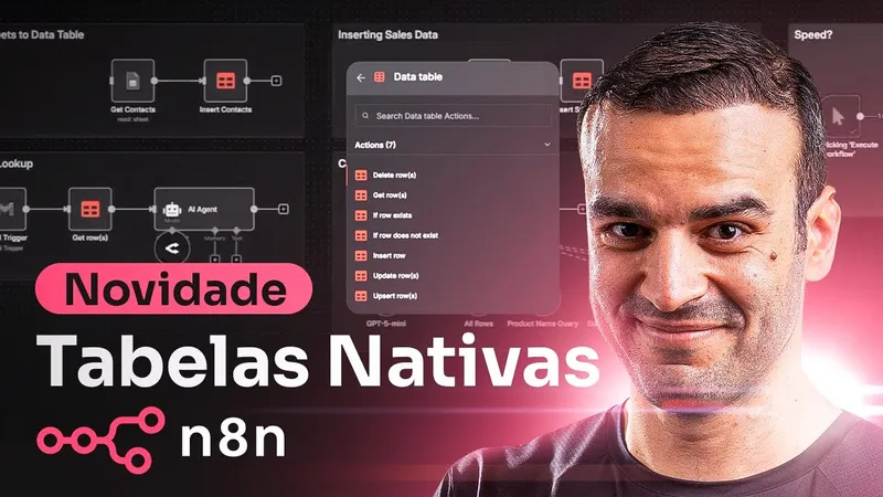 Tudo sobre o novo DataTables do N8N (Guia passo a passo)